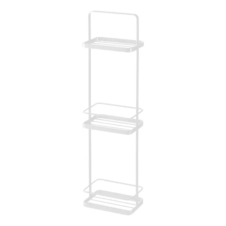 3-Tiered Bath Rack Slim _ White