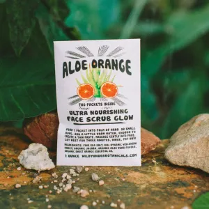 Aloe Orange Face Scrub Glow