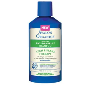 Anti-Dandruff Shampoo Itch & Flake Therapy 14 Oz, Itch & Flake Therapy By Avalon Organics