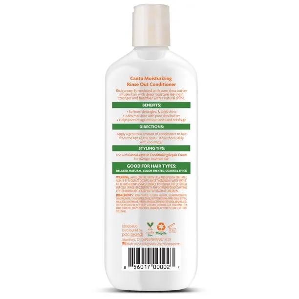 Cantu Shea Butter Moisturizing Rinse Out Conditioner 13.5oz