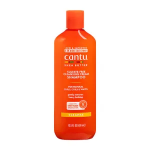 Cantu Shea Butter Sulfate-Free Cleansing Cream Shampoo For Natural Coils, Curls & Waves