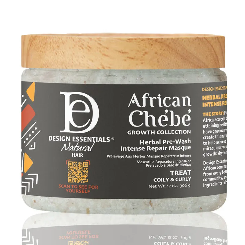 Design Essentials African Chebe Herbal Pre-Wash Intense Repair Masque 12 oz