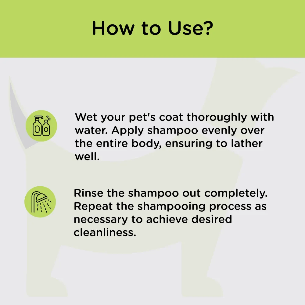 Drools Anti Dandruff and Itch Shampoo for Dogs (Free Hand Brush)