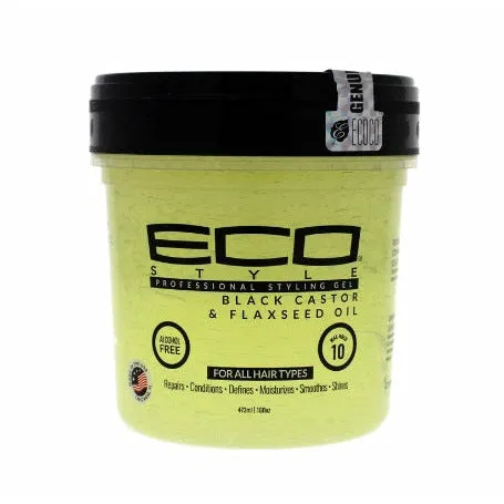 Eco Style Gel - Black Castor Flaxseed Oil