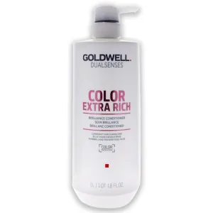 Goldwell Dual Senses Color Extra Rich Brilliance Conditioner (Luminosity for Coarse Hair) 1000ml/33.8oz