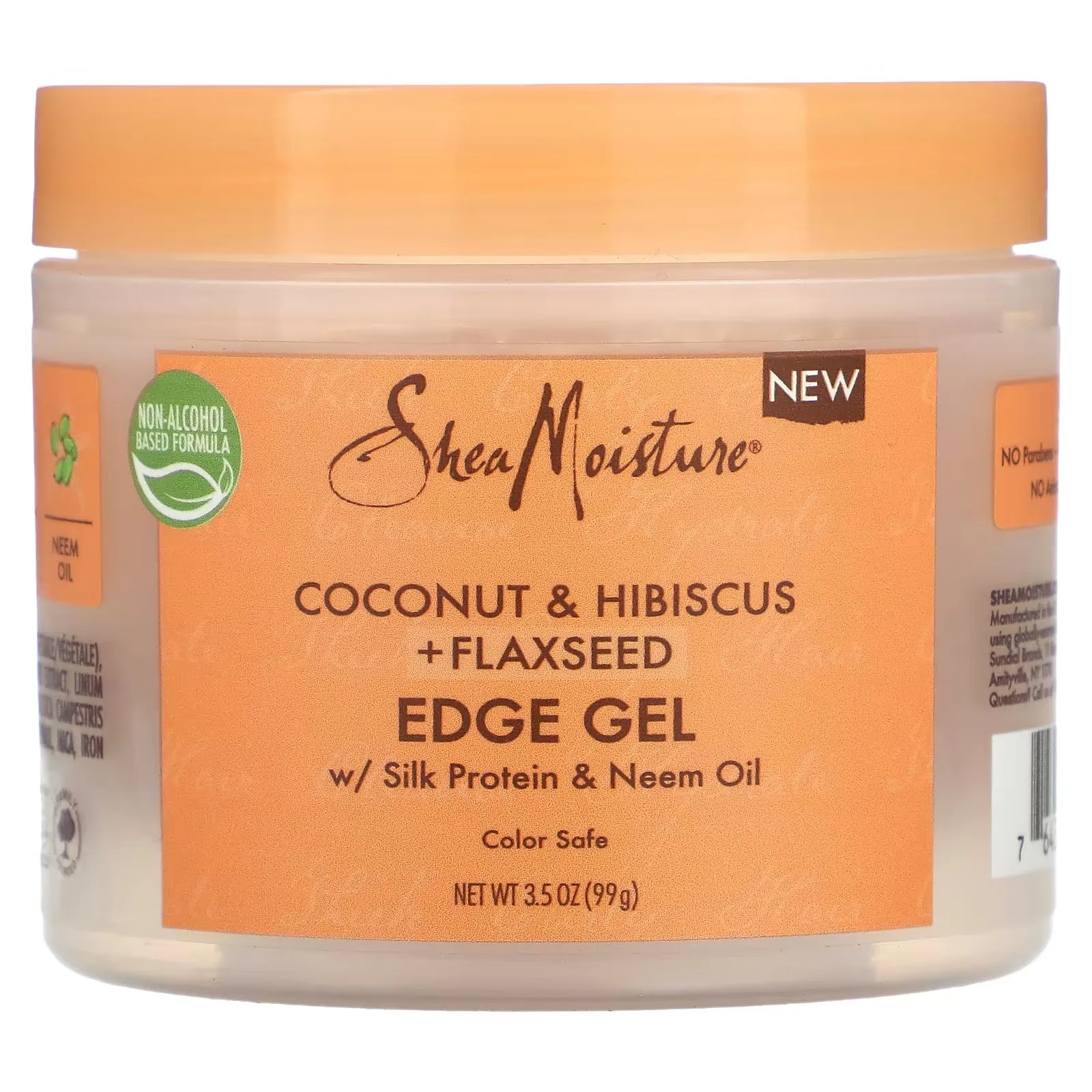 Hair gel SheaMoisture Edge Gel coconut hibiscus and flaxseed, 99g