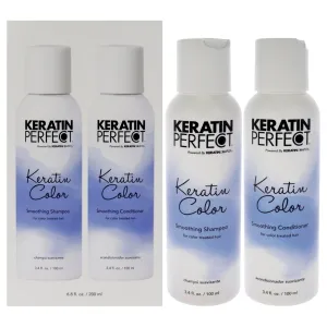 Keratin Color Duo by Keratin Perfect for Unisex - 2 Pc 3.4oz Shampoo, 3.4oz Conditioner