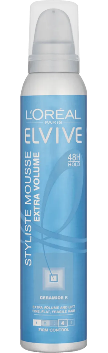 LOreal Elvive Stylise Extra Volume Firm Styling Mousse 200ML (N)