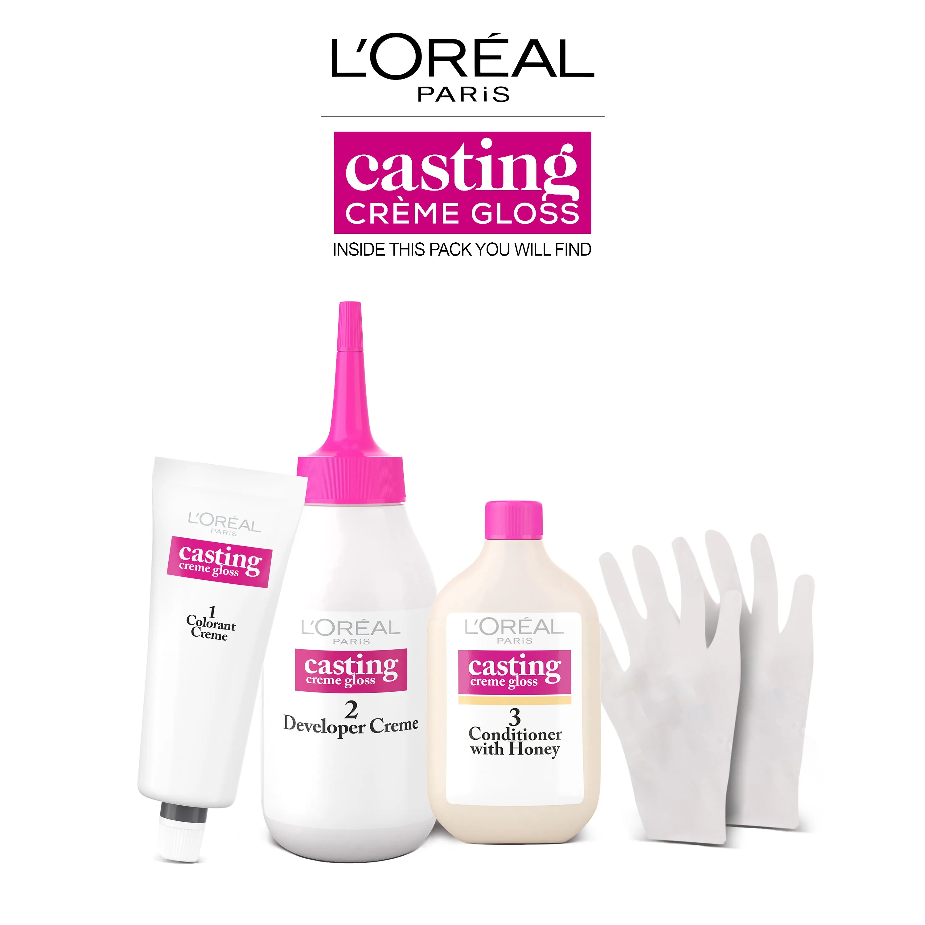 LOreal Paris Casting Creme Gloss - 513 Ashy Nude Brown Hair Color