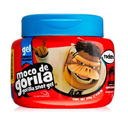 MOCO DE GORILA PUNK X-HOLD GEL [RED]