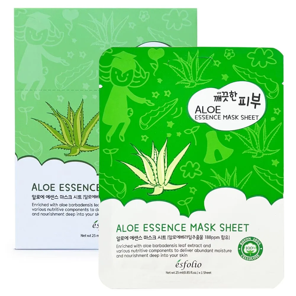 Pure Skin Essence Mask Sheet - Aloe (10 units)