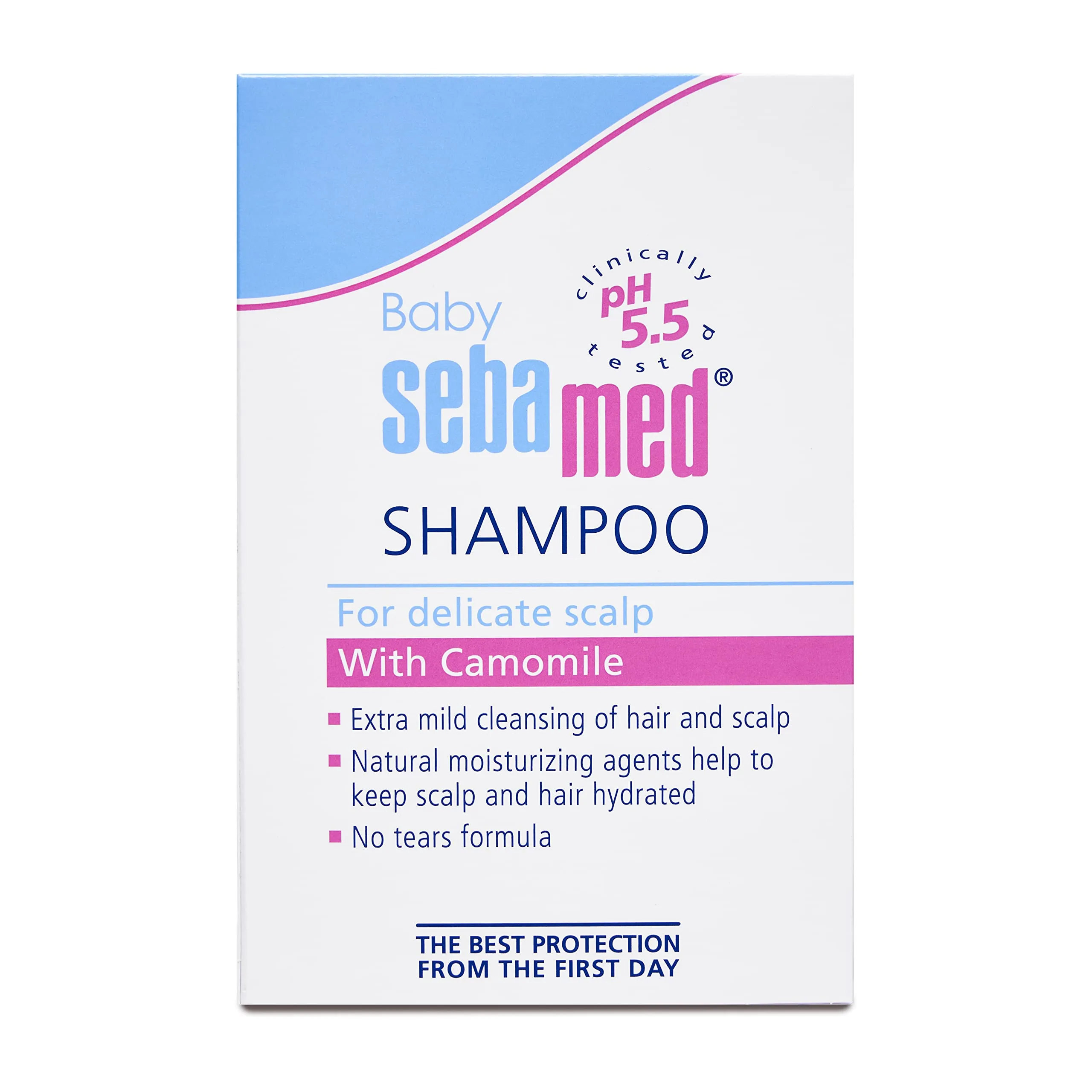 Sebamed Baby Shampoo 150ml|Ph 5.5| Camomile|Natural moisturisers|No tears formula|For delicate scalp