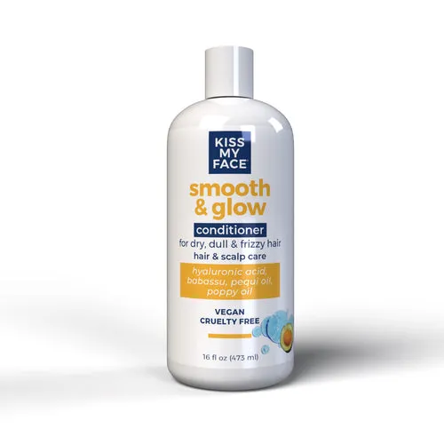 Smooth and Shine Conditioner Glow 12 Oz By Kiss My Face