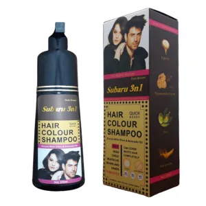 SUBARU 3IN1 HAIR COLOR SHAMPOO DARK BROWN 200ML