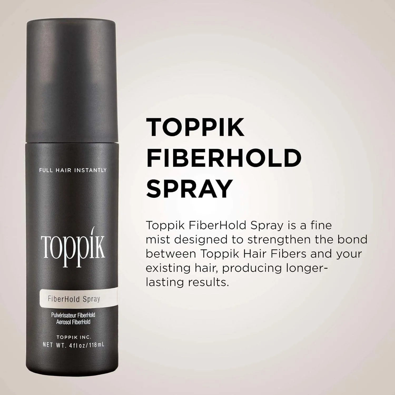 Toppik Fiberhold Spray Unscented 4 Fl Oz