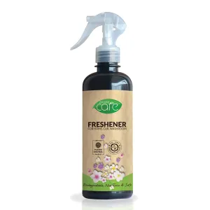 Zerodor Care Multipurpose Natural Freshener Spray for Home, Car & Washroom | Fabric Freshener | Long Lasting Fragrance | Non-Toxic | 100% Eco Friendly & Biodegradable | Safe for Kids | 400 ML |